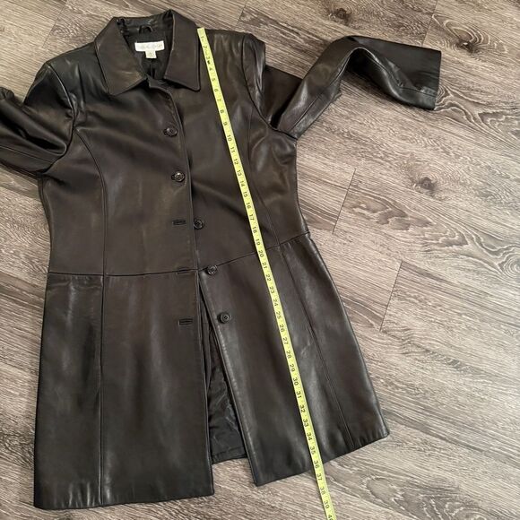 Casual Corner Vintage Leather Jacket - Picture 10 of 11